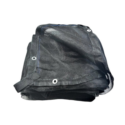 Lienzo confeccionado malla monofilamento 35% sombra. Ancho 3.7 mts