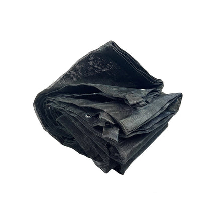 Lienzo confeccionado malla monofilamento 70% sombra. Ancho 3.7 mts