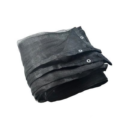 Lienzo confeccionado malla monofilamento 35% sombra. Ancho 3.7 mts